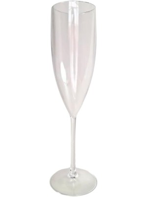 Taça Champagne Cristal 180ml Transparente Elegante para Brindes, Casamentos, Festas e Eventos com Design Sofisticado 