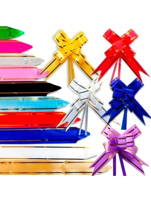 Laço Fácil 40cm com 10 Peças Decorativas para Presentes, Cestas e Festas – Prático, Rápido e Elegante