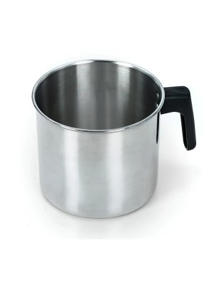 Caneco Aliança N°12 Polido 1,10 Litros Alumínio Brilhante com Cabo Resistente ao Calor Alubril