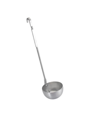 Concha de Hotel 51cm Alubril em Alumínio Polido Cabo Longo para Cozinha Industrial, Restaurante e Buffet