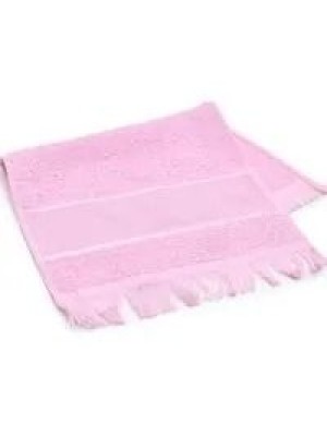 Toalha Social Slim Lisa 23x36cm 22g Rosa Bebe Secagem Rápida e Toque Suave para Mãos