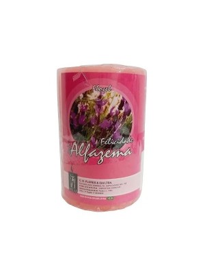 Vela Cilíndrica Perfumada Alfazema 125g 5x7cm – Aroma Relaxante, Longa Duração e Decoração para Ambientes