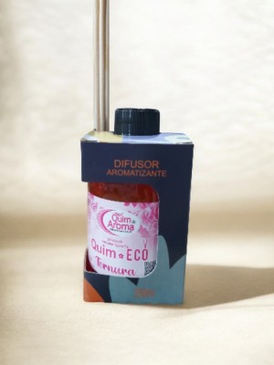Difusor Aromatizante Ternura 250ml QCheirin com Varetas – Aroma Suave, Aconchegante e Duradouro para Ambientes Harmoniosos