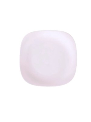 Prato de Vidro Branco 27cm Quadrado Opaline Plaza – Louça Resistente, Moderna para Mesa Posta Sofisticada e Refeições Completas