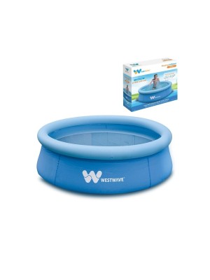 Piscina Inflável 1000L Westwave 168x51cm Redonda para Quintal e Área Externa