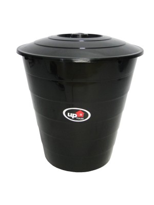 CESTO DE PIA CONICO 6L PRETO UN.