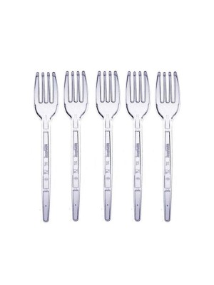 GARFO DESCARTAVEL TRANSPARENTE C/20 PCS JCR