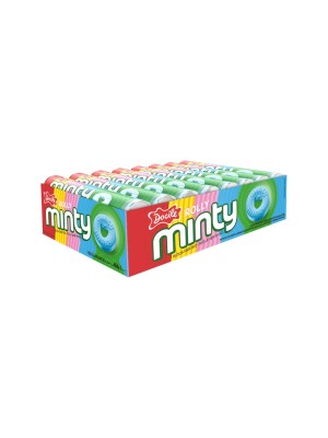 PASTILHA ROLLY MINTY FRUIT CX C/16PCS 464G UN. DOCILE