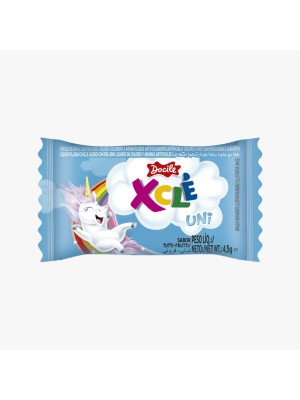 XCLE CHICLETE RECHEADO TUTTI-FRUTTI 4,5G UN. DOCILE