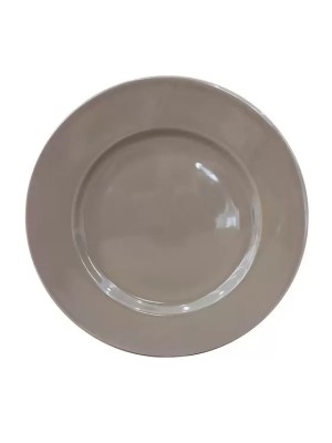 PRATO RASO PORCELANA NUDE GLOSSY 26CM UN.