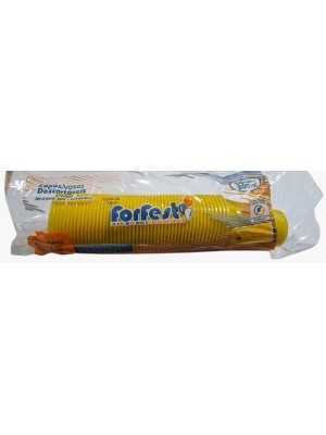 COPO PLASTICO 200ML C/50PCS AMARELO UN. FORFEST