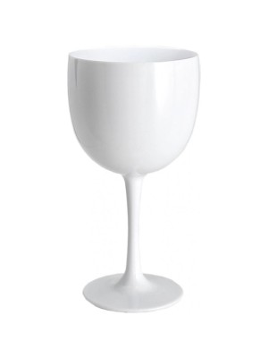 Taça Gin Branca 580ml PlastiFesta – Elegante, Resistente e Reutilizável