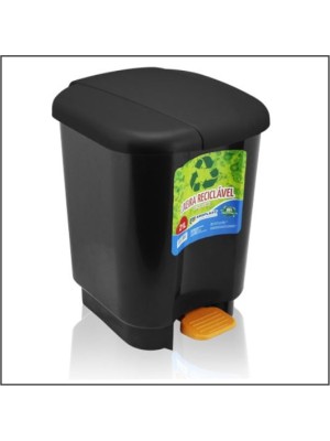 LIXEIRA 21 LITROS C/ PEDAL UN.